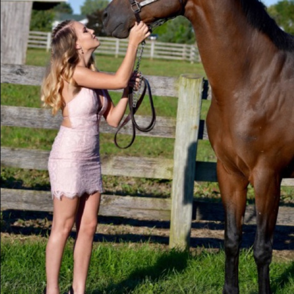 Pink homecoming dress